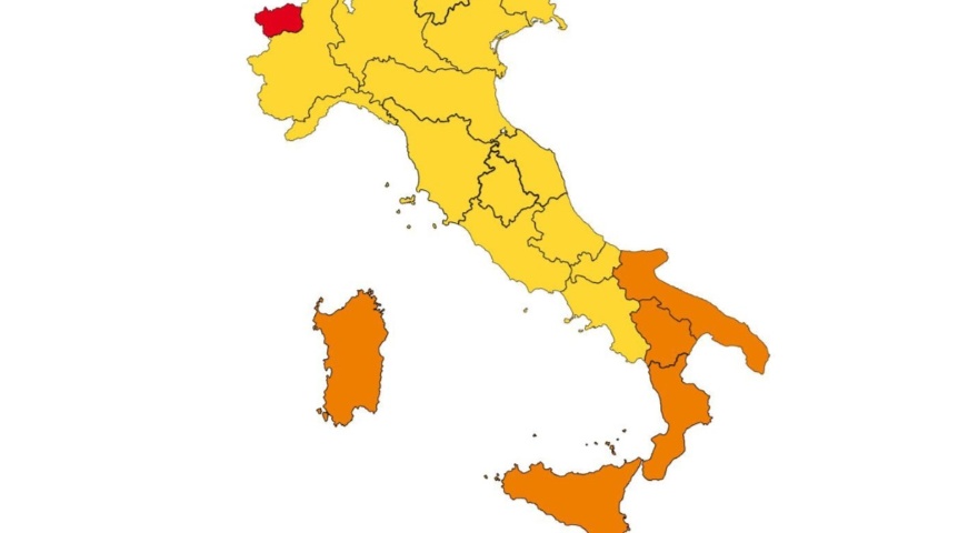 Da lunedì 3 maggio la Sardegna area arancione Da lunedì 3 maggio la Sardegna area arancione