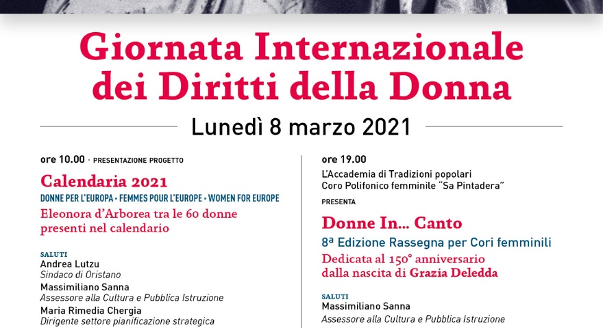 8 marzo - On line la presentazione del progetto Calendaria 8 marzo - On line la presentazione del progetto Calendaria