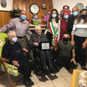 Oristano ha una nuova centenaria, Angelina Faedda Oristano ha una nuova centenaria, Angelina Faedda