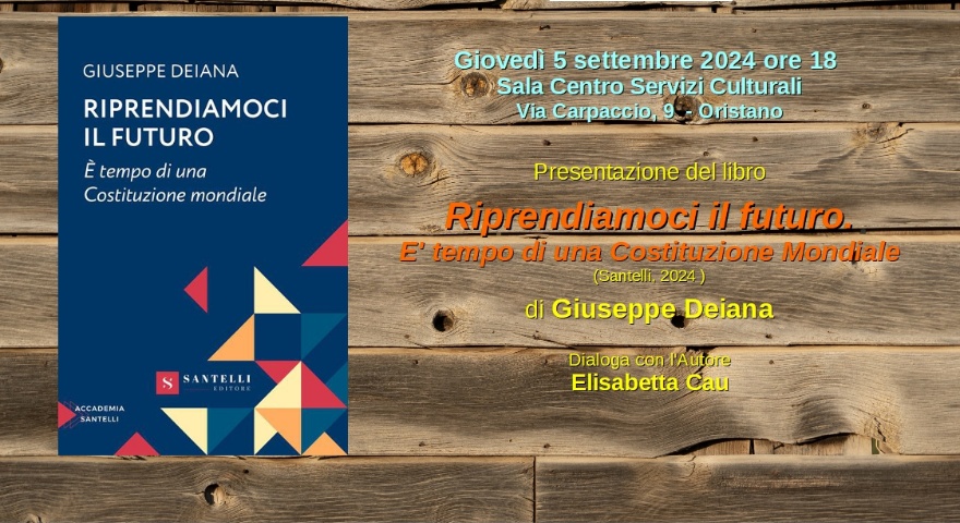 Centro Servizi Culturali - Presentazione del libro “Riprendiamoci il futuro. E' tempo di una Costituzione mondiale” Centro Servizi Culturali - Presentazione del libro “Riprendiamoci il futuro. E' tempo di una Costituzione mondiale”