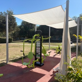 L'area fitness del Parco Brigata Sassari L'area fitness del Parco Brigata Sassari