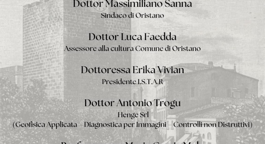Teatro Garau - Seminario “Alla scoperta di Oristano nel Medio Evo. Nuovi studi e ricerche” - RINVIATO Teatro Garau - Seminario “Alla scoperta di Oristano nel Medio Evo. Nuovi studi e ricerche” - RINVIATO