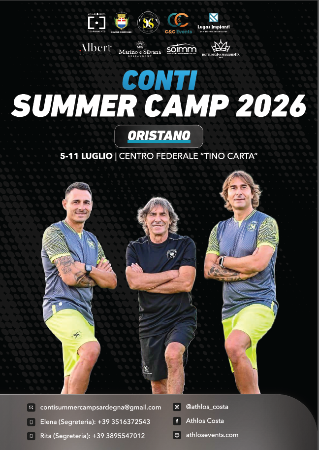 Locandina Conti Summer Camp 2026