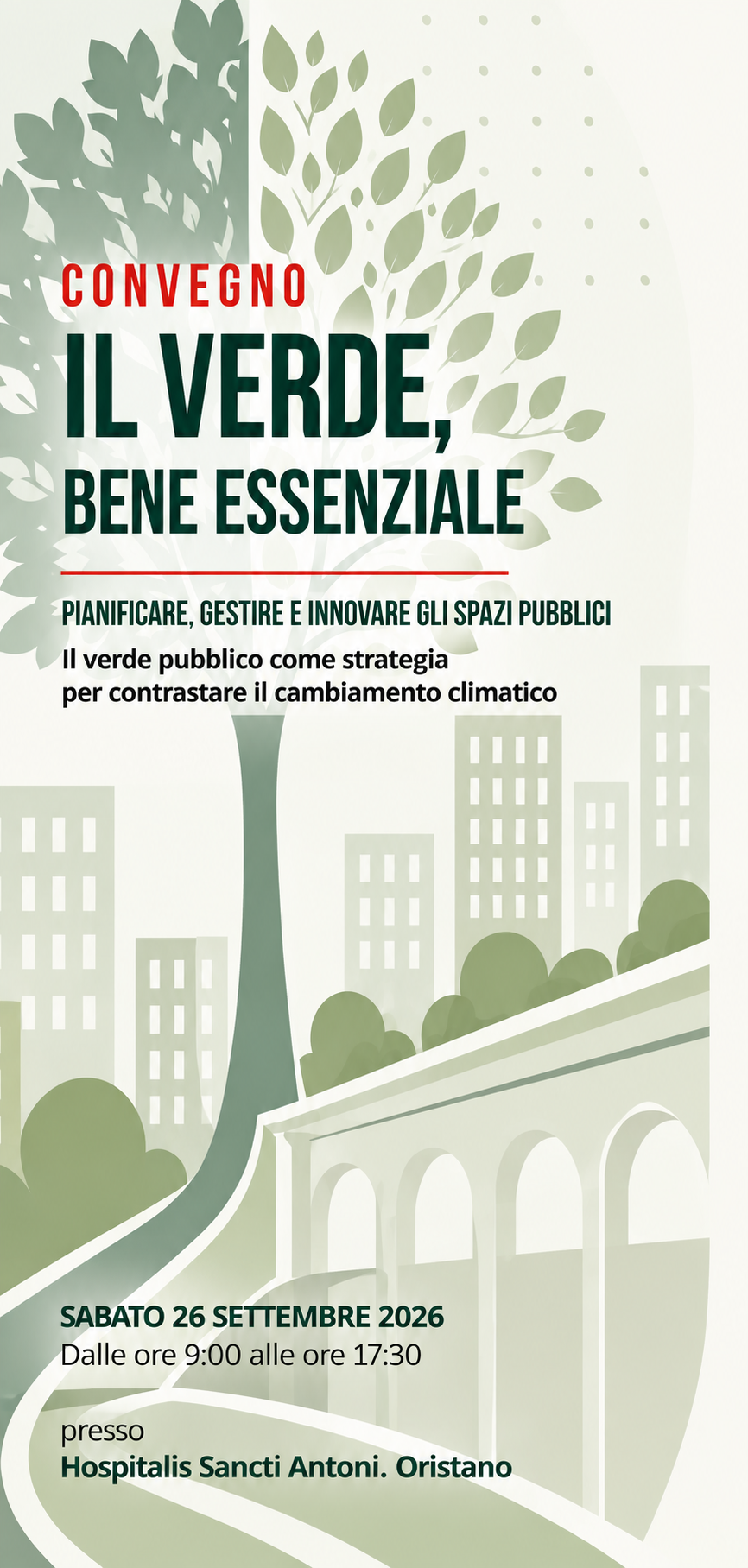 Il verde pubblico al centro del convegno ''Il verde, bene essenziale''