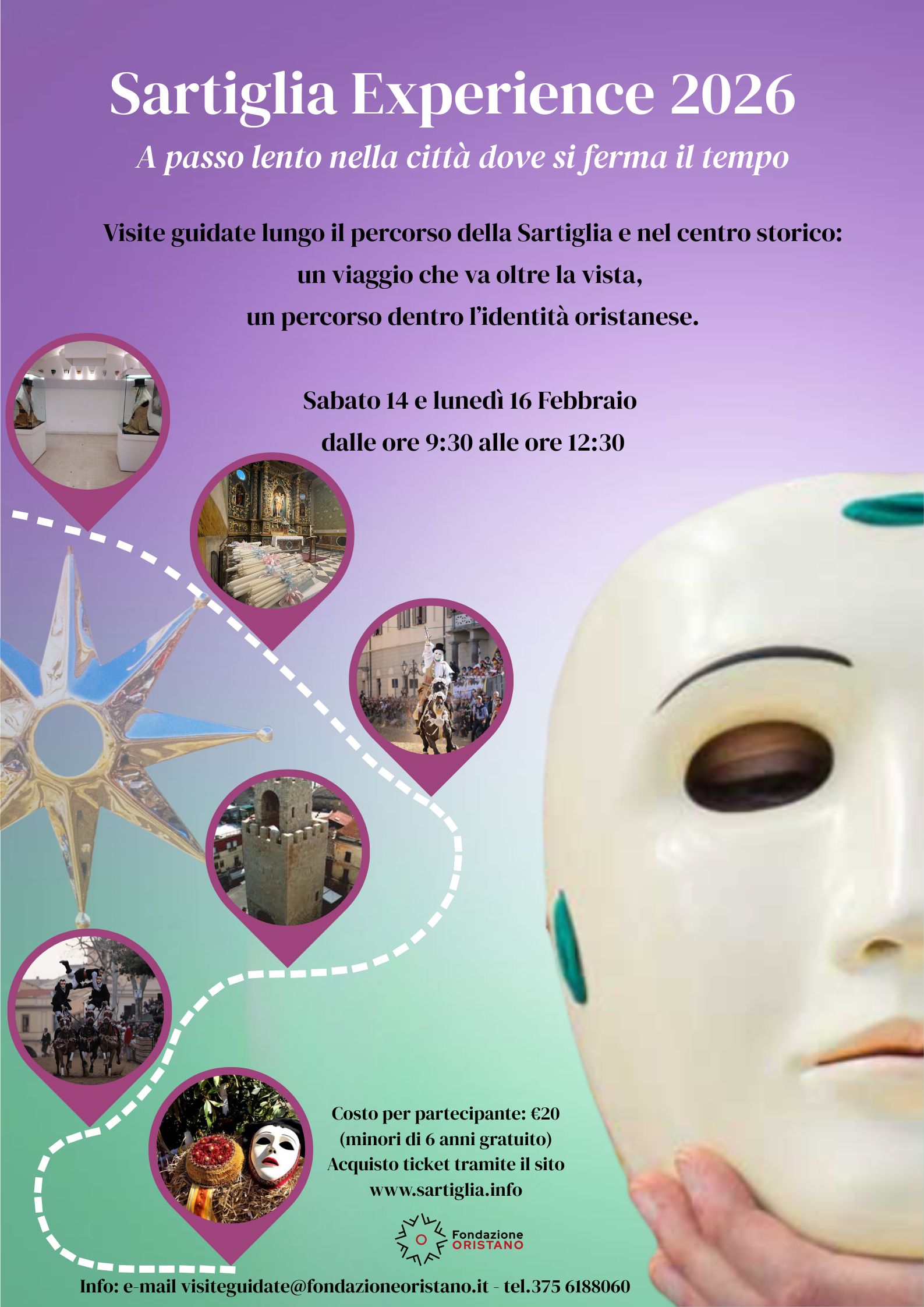 Sartiglia experience, visite guidate sul percorso della Sartiglia e nel centro storico