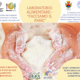 Locandina laboratorio alimentare, pane Locandina laboratorio alimentare, pane