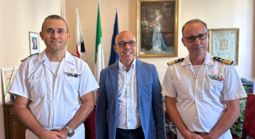 Andrea Chirizzi, il Sindaco Sanna e Federico Pucci Andrea Chirizzi, il Sindaco Sanna e Federico Pucci
