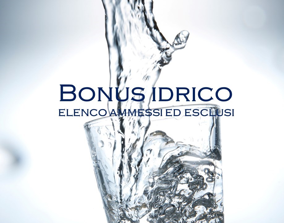 Bonus idrico
