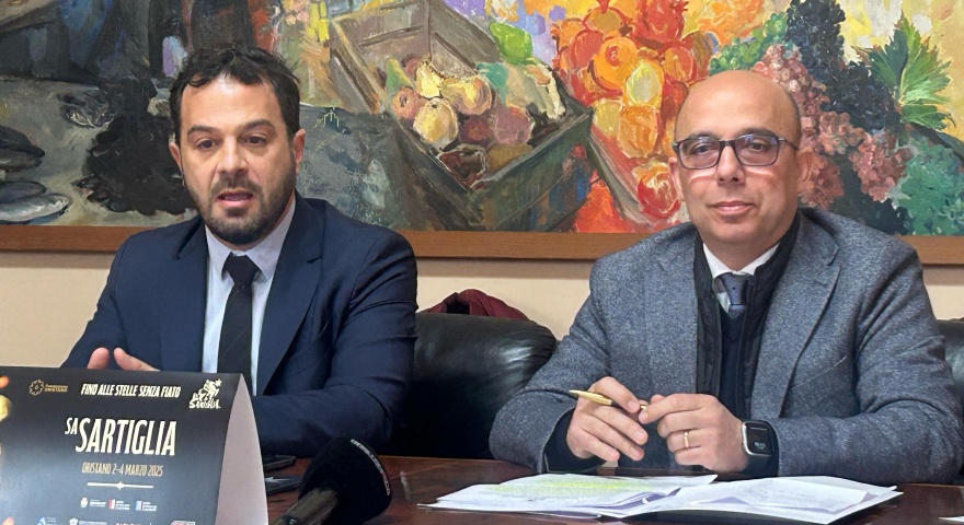 Il Presidente della Fondazione Oristano Carlo Cuccu e il Sindaco Massimiliano Sanna Il Presidente della Fondazione Oristano Carlo Cuccu e il Sindaco Massimiliano Sanna
