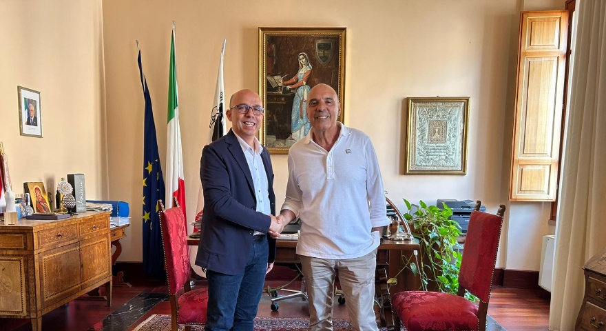 Il Sindaco Sanna e il neo assessore LIcheri Il Sindaco Sanna e il neo assessore LIcheri