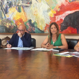 Il Sindaco Sanna e l'Assessore Zedda Il Sindaco Sanna e l'Assessore Zedda