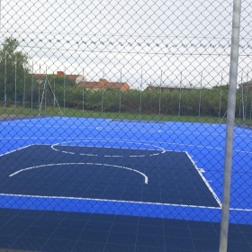 Il campo da basket del Parco sportivo di Torangius Il campo da basket del Parco sportivo di Torangius