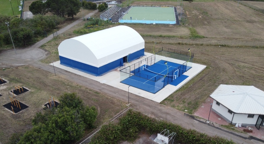 Il parco sportivo di Torangius dall'alto Il parco sportivo di Torangius dall'alto