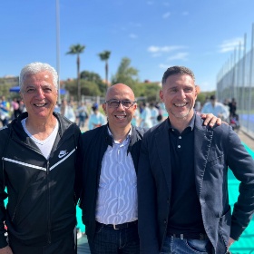 L'Assessore Franceschi, il Sindaco Sanna e l'Assessore Prevete L'Assessore Franceschi, il Sindaco Sanna e l'Assessore Prevete