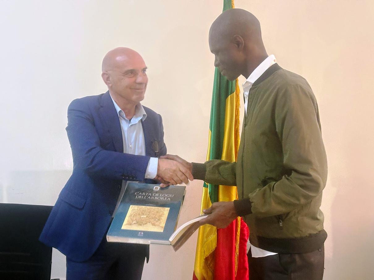 L'Assessore Licheri e il Vice Sindaco di Thiaroye sur Mer