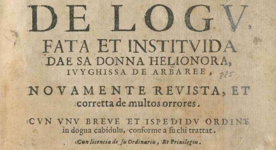La Carta de Logu La Carta de Logu