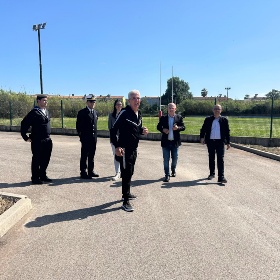 Le autorità visitano il Parco sportivo di Torangius Le autorità visitano il Parco sportivo di Torangius
