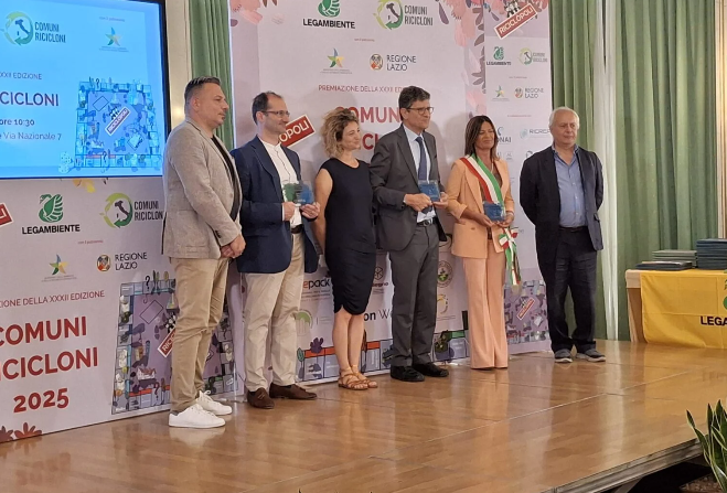 Le premiazioni dei Comuni ricicloni - Roma 2 luglio 2025