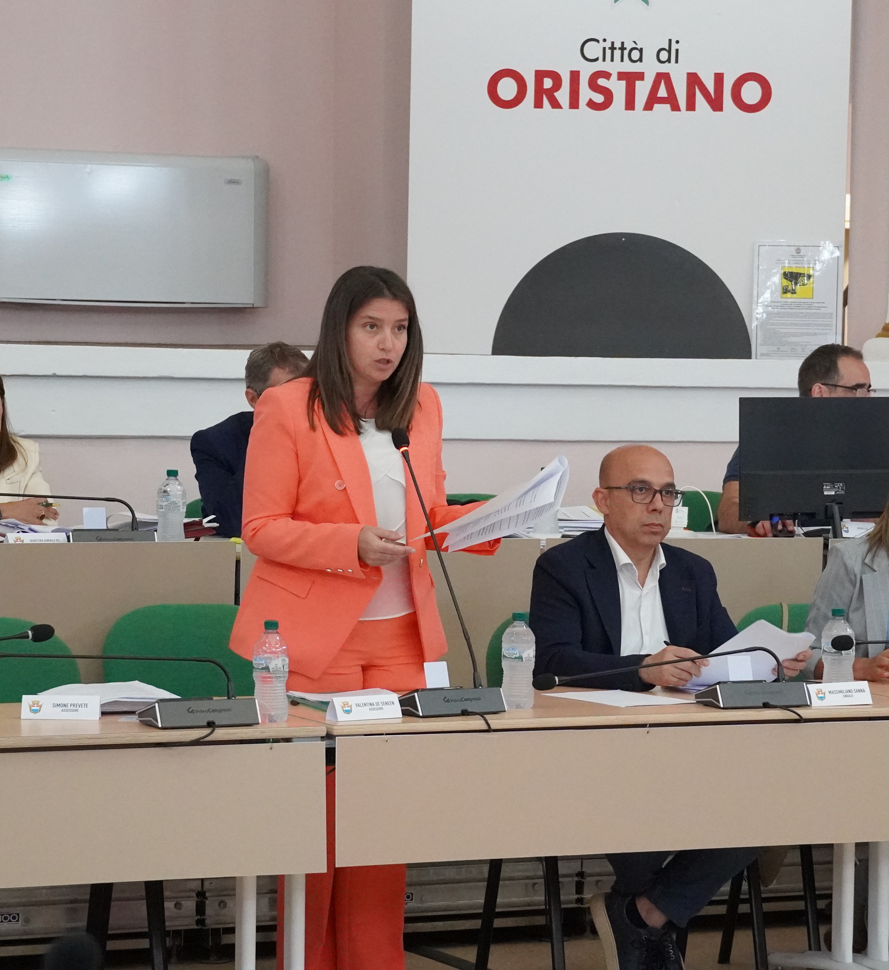 L'intervento dell'Assessore de Seneen in Consiglio comunale