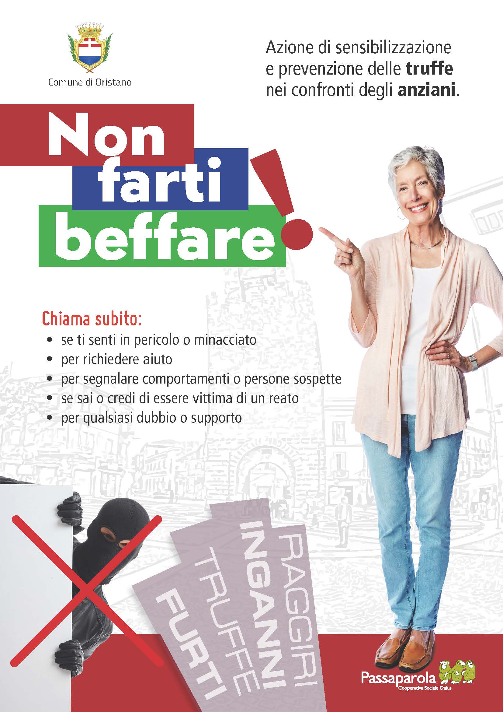 Non farti beffare - Al via a Oristano il progetto per proteggere gli anziani dalle truffe