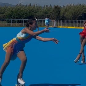 Parco sportivo di Torangius - Esibizione di pattinaggio Parco sportivo di Torangius - Esibizione di pattinaggio