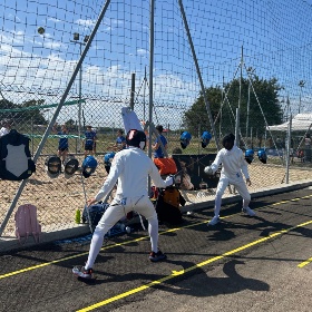 Parco sportivo di Torangius - Esibizione di scherma Parco sportivo di Torangius - Esibizione di scherma