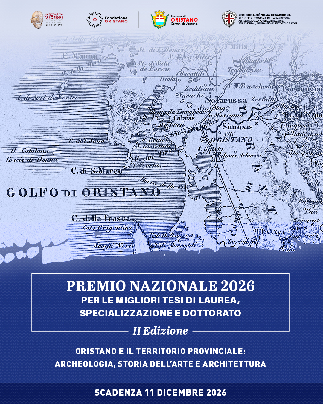 Premio nazionale per le migliori tesi su Oristano e il territorio