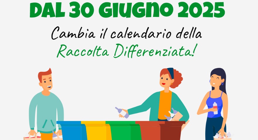 Cambiano i calendari della raccolta differenziata Cambiano i calendari della raccolta differenziata