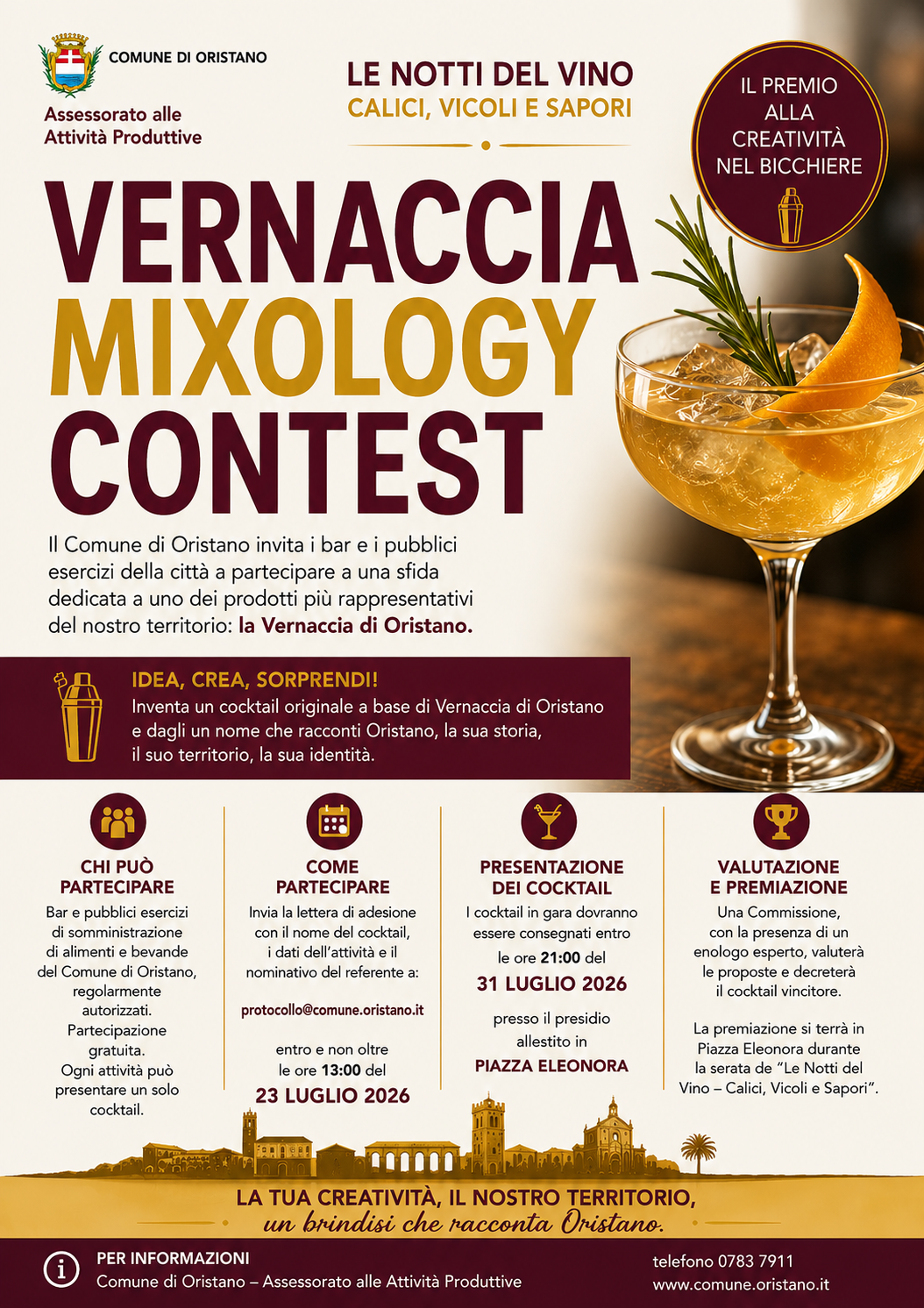 Vernaccia Mixology Contest - Manifestazione d'interesse