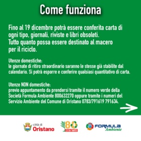 Rifiuti - Fino al 19 dicembre raccolta straordinaria di carta  Rifiuti - Fino al 19 dicembre raccolta straordinaria di carta