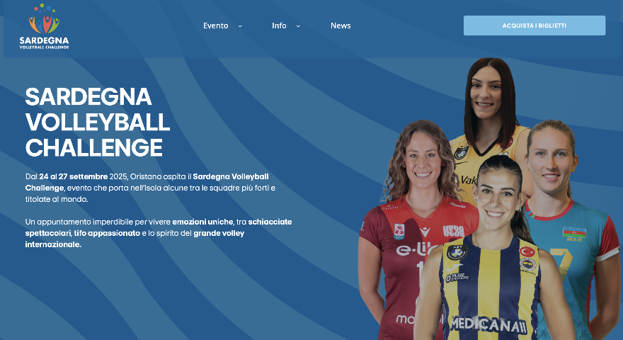 Home page sito Sardegna volleyball challenge Home page sito Sardegna volleyball challenge