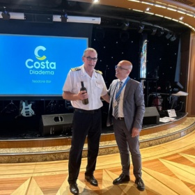 il sindaco sanna con il comandante tateo il sindaco sanna con il comandante tateo