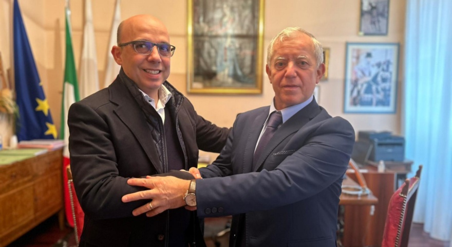 il sindaco sanna e il comandante ambrosio il sindaco sanna e il comandante ambrosio