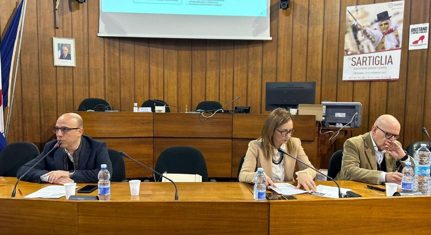 Il Sindaco Sanna, l'Assessore Fozzi e il professor Lanini Il Sindaco Sanna, l'Assessore Fozzi e il professor Lanini