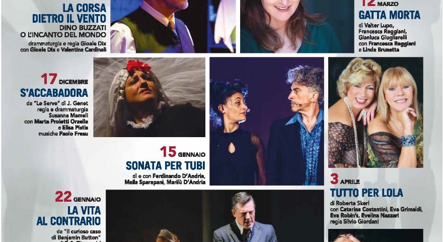 Teatro Garau - Otto titoli in cartellone per la stagione di prosa CeDAC Teatro Garau - Otto titoli in cartellone per la stagione di prosa CeDAC