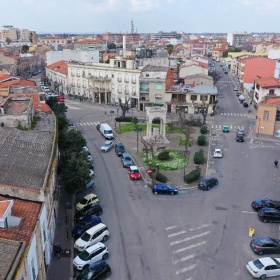 piazza mariano oggi - vista aerea  piazza mariano oggi - vista aerea