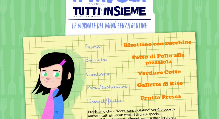 Settimana nazionale della celiachia - Nelle scuole di Oristano un menù senza glutine Settimana nazionale della celiachia - Nelle scuole di Oristano un menù senza glutine