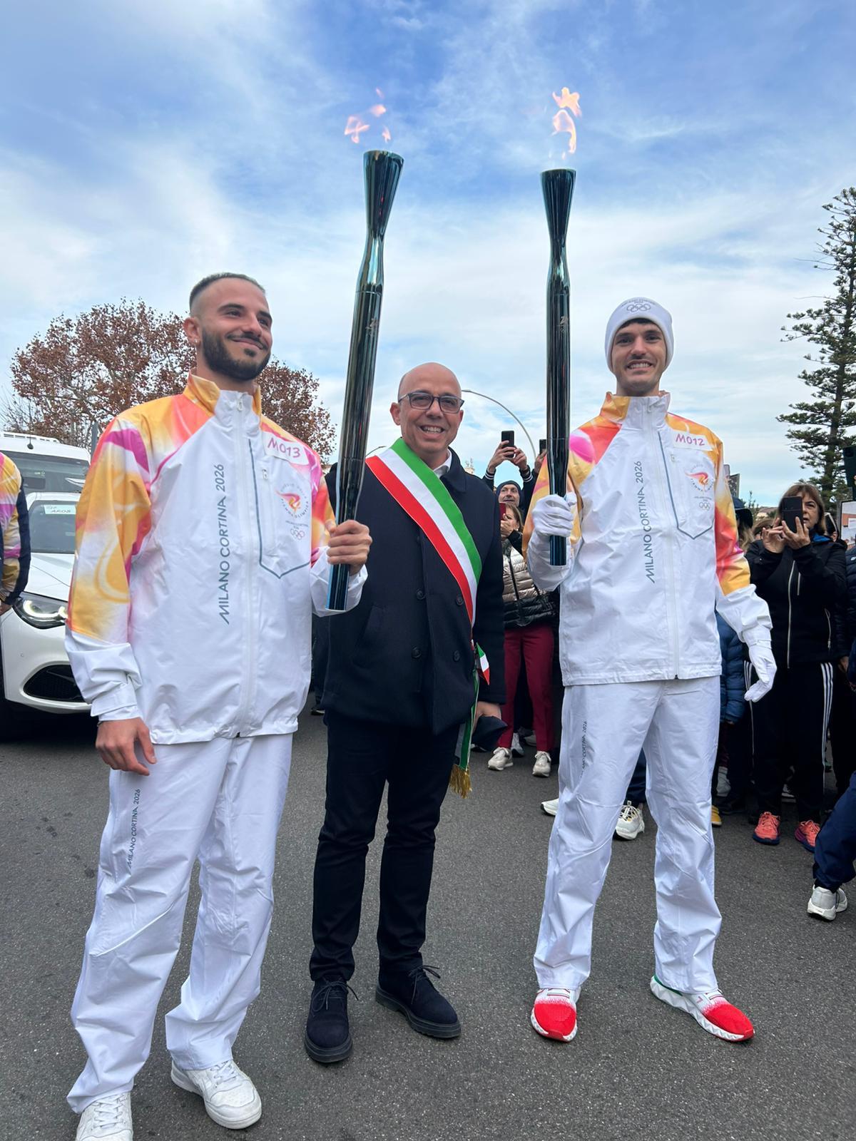 Lorenzo Patta, il Sindaco Sanna e Stefano Oppo