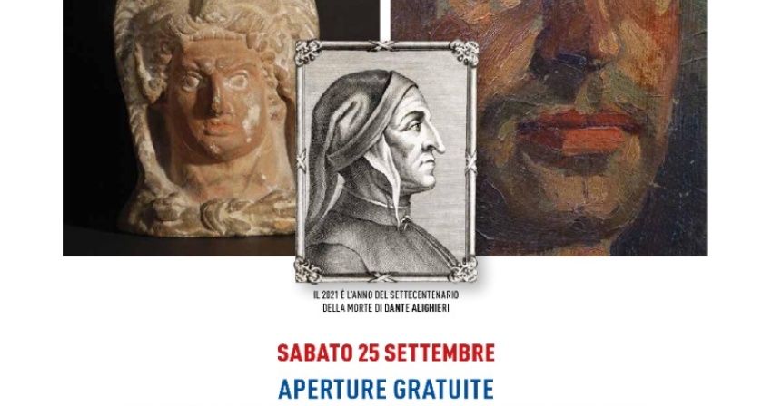 Il 25 e 26 settembre Dante e tour nei siti culturali per le Giornate Europee del Patrimonio